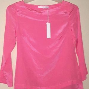 NWT Trina Turk Silk Top S